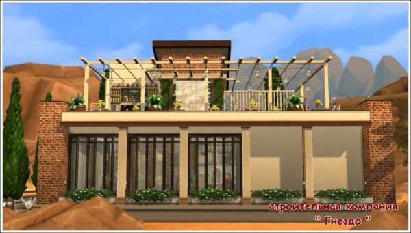  Sims 3 by Mulena: Restaurant In the desert