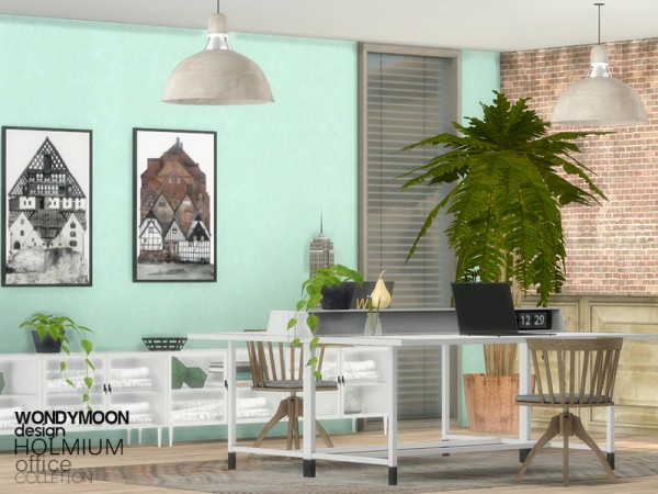  The Sims Resource: Holmium Office by wondymoon