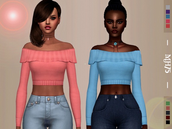  The Sims Resource: Eloise Sweater by Margeh 75