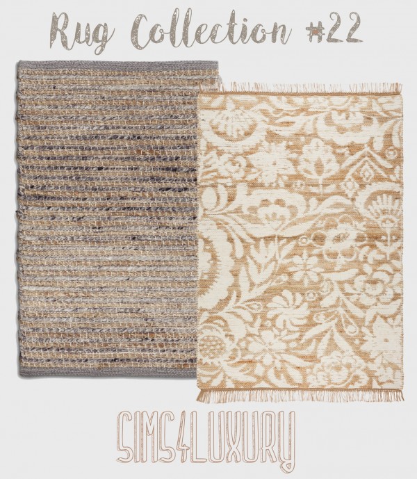  Sims4Luxury: Rug Collection 22