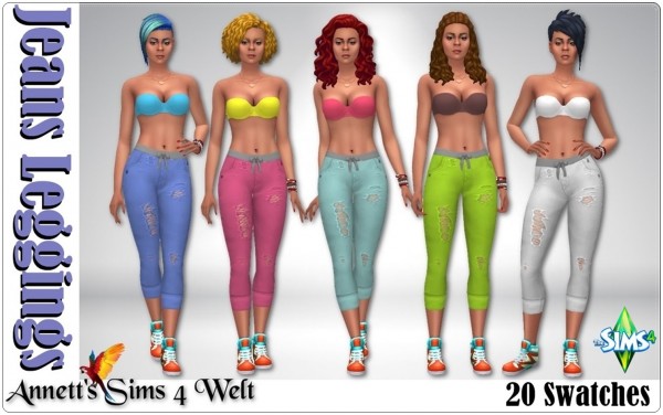  Annett`s Sims 4 Welt: Jeans Leggings
