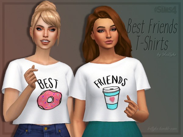  Trillyke: Best friends t shirts
