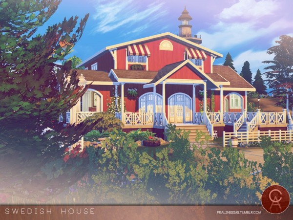  The Sims Resource: Swedish House by Pralinesims