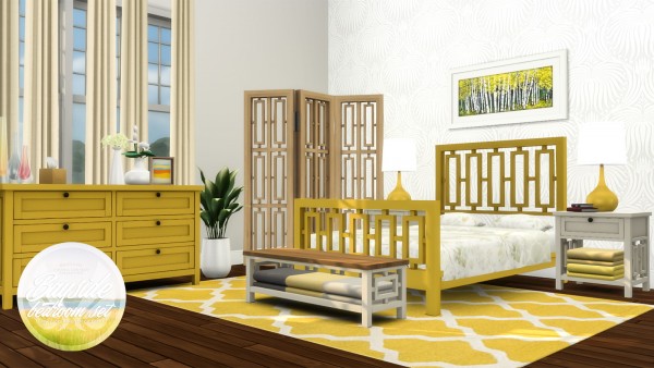  Simsational designs: Bayside Bedroom Set Redux