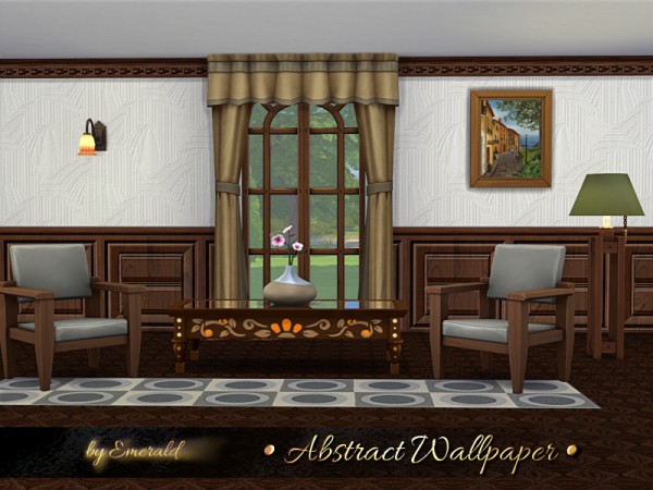  The Sims Resource: Abstract Wallpaper by emerald