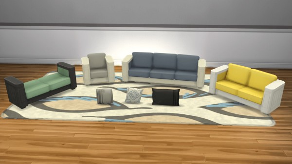  Mod The Sims: Parenthood Sofa Addons by MrMonty96