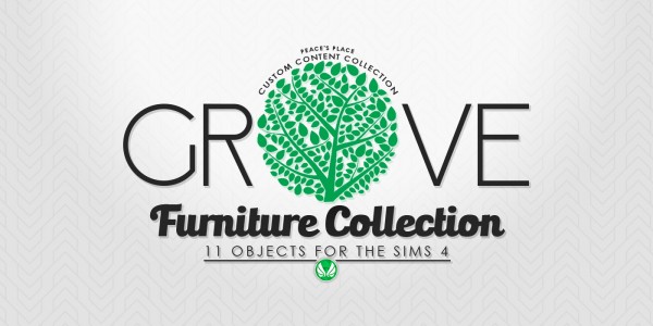  Simsational designs: Grove Furniture Collection Redux