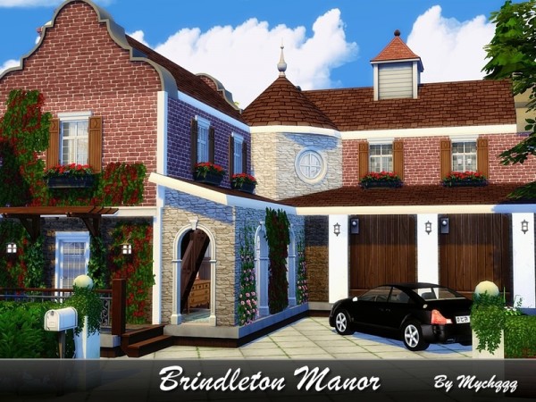  The Sims Resource: Brindleton Manor house by MychQQQ