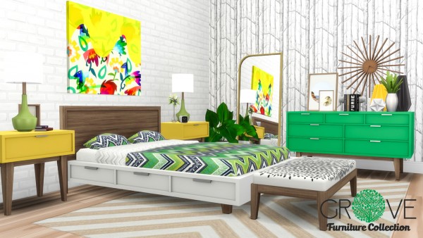  Simsational designs: Grove Furniture Collection Redux