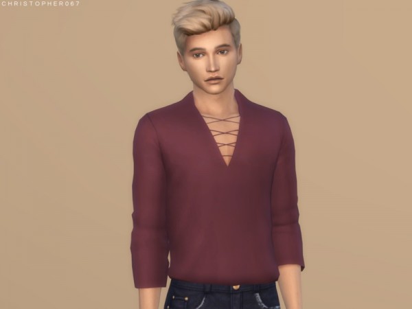  The Sims Resource: Voodoo Top Tucked by Christopher067