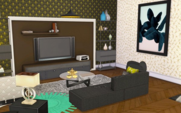  Sims Artists: Chic 5th Avenue Room