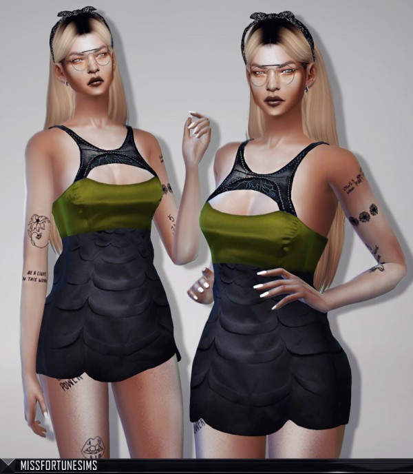 MissFortune Sims: Abigail Dress