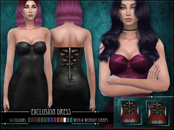  The Sims Resource: Exclusion Dress   Set by RemusSirion