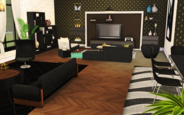 Sims Artists: Chic 5th Avenue Room