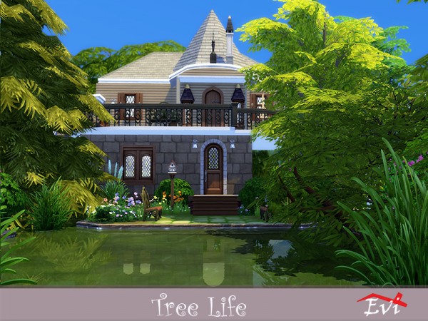  The Sims Resource: Tree life house by evi