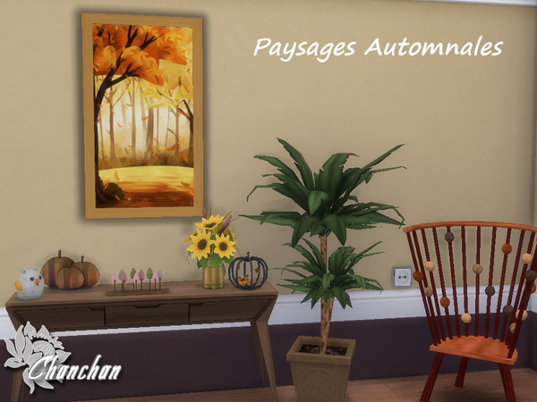  Sims Artists: Autumn Landscapes