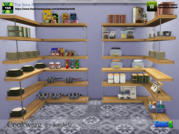  The Sims Resource: Cookware by kardofe