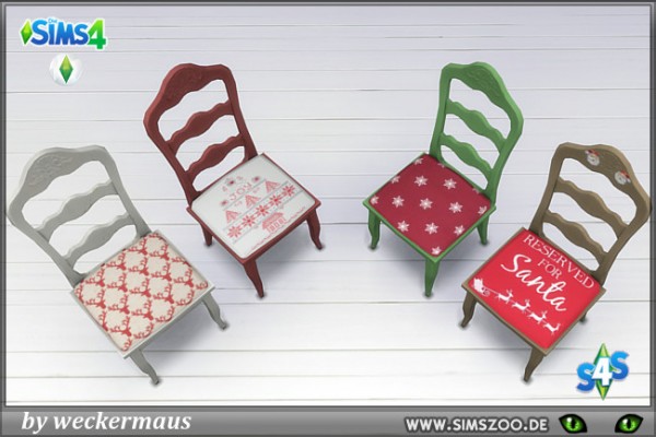  Blackys Sims 4 Zoo: Huts weih night chair by weckermaus