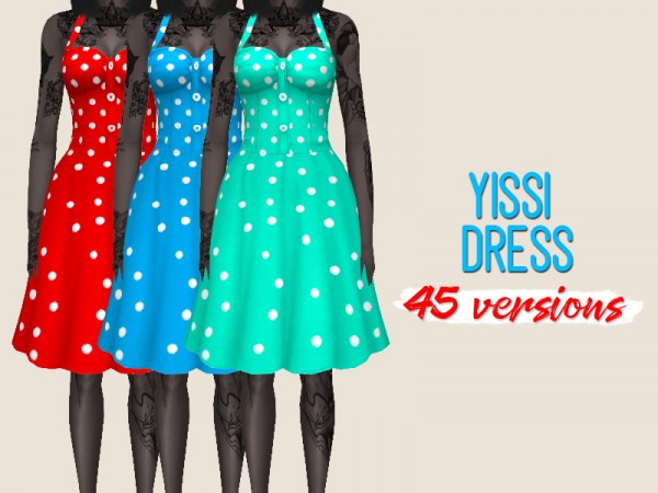  Simsworkshop: Yissi Dress by midnightskysims
