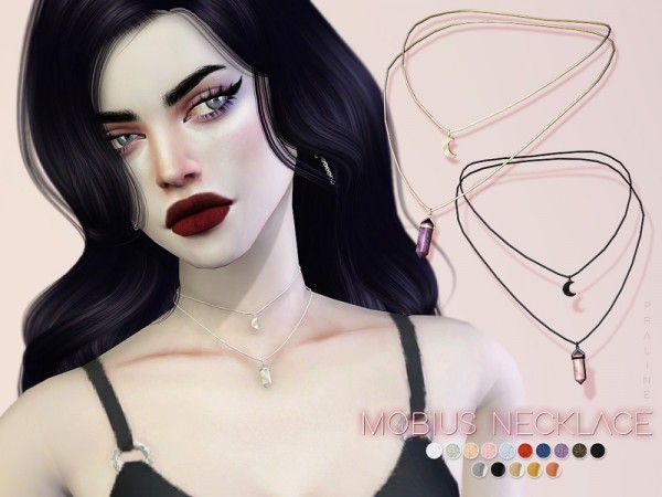  The Sims Resource: Mobius Necklace by Pralinesims