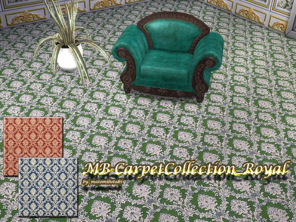  The Sims Resource: Carpet Collection Royal rugs by matomibotaki