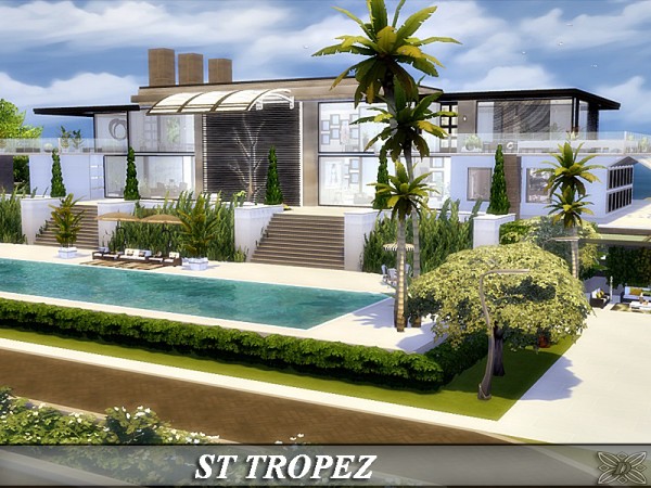  The Sims Resource: ST TROPEZ house by Danuta720