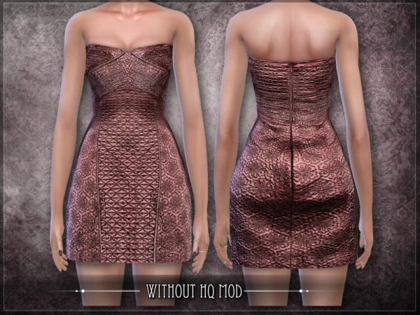 The Sims Resource: Inclusion Dress by RemusSirion