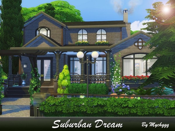  The Sims Resource: Suburban Dream house by MychQQQ
