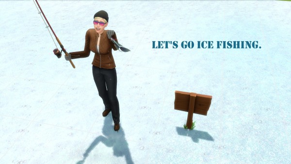  Mod The Sims: Lets Go Ice Fishing by Snowhaze