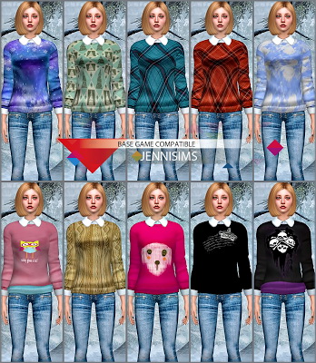  Jenni Sims: Frozen Sweater and Stockings