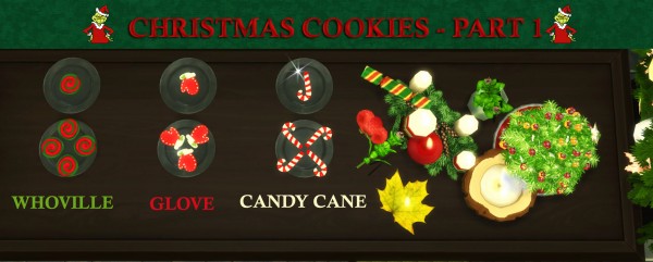  Mod The Sims: Custom Christmas Cookies   Part 2 by icemunmun