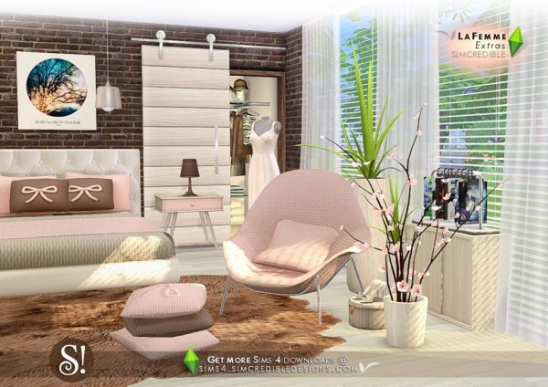  SIMcredible Designs: LaFemme Extras bedroom
