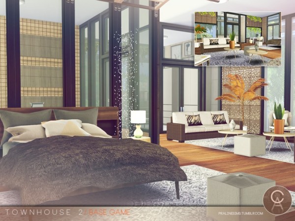  The Sims Resource: Townhouse 2 by Pralinesims
