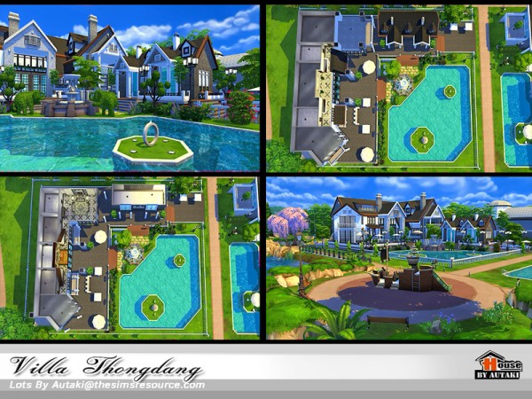  The Sims Resource: Villa Thangdang NoCC  by Autaki