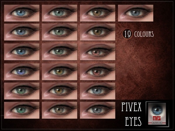  The Sims Resource: pIVEX eyes by RemusSirion