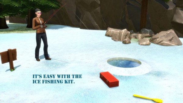  Mod The Sims: Lets Go Ice Fishing by Snowhaze
