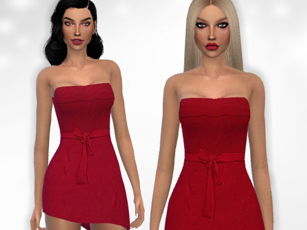  The Sims Resource: Feminine Dress by Puresim