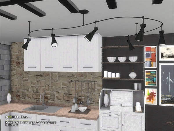  The Sims Resource: Karemo Kitchen Accessories by ArtVitalex