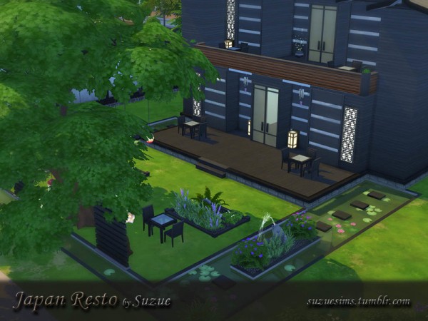  The Sims Resource: Japan Resto (NoCC) by Suzue