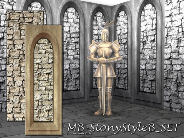  The Sims Resource: Stony Style B set by matomibotaki