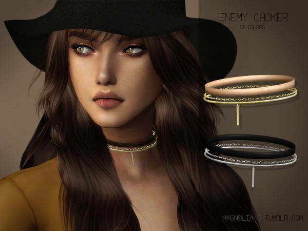  The Sims Resource: Enemy Choker by magnolia c