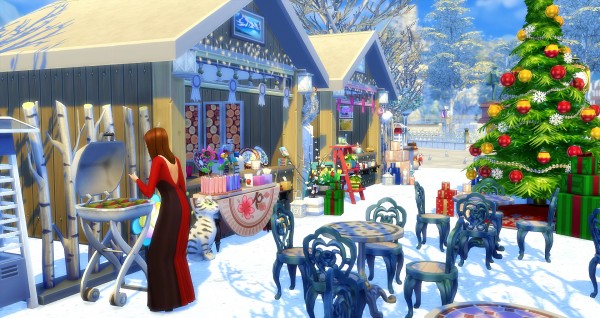  Studio Sims Creation: Christmas market