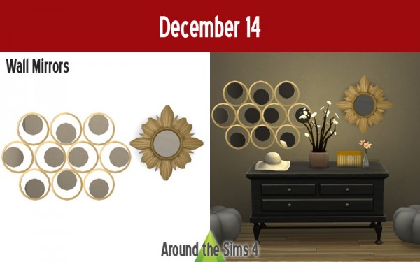  Around The Sims 4: Wall mirrors