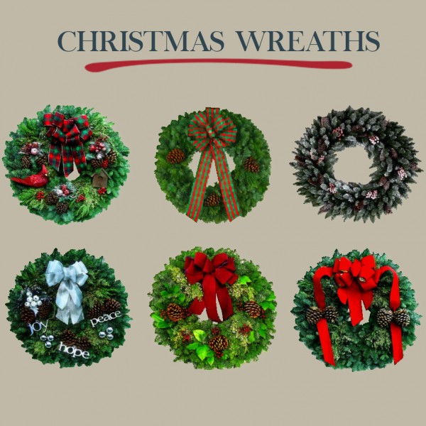  Leo 4 Sims: Christmas Wreaths
