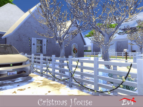  The Sims Resource: Christmas house by evi