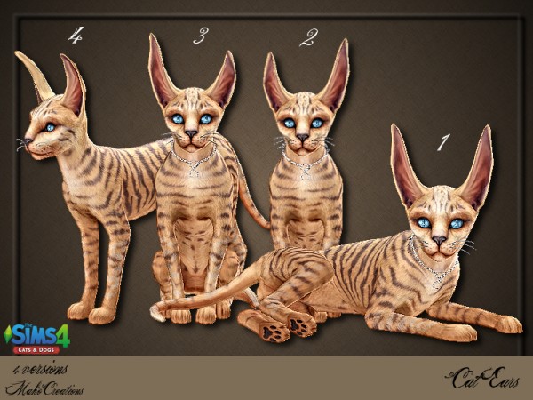  The Sims Resource: Cat Ears by MahoCreations