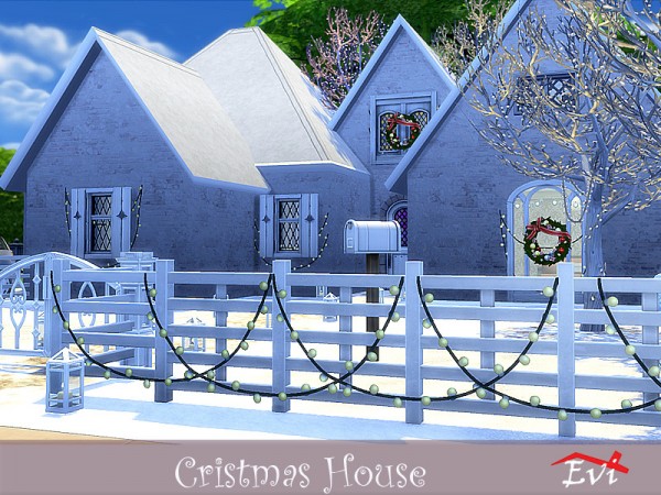  The Sims Resource: Christmas house by evi