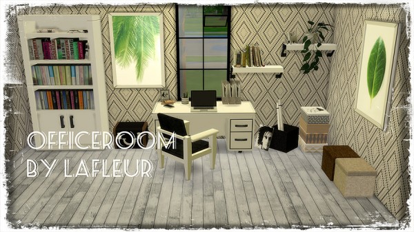  Lafleur 4 Sims: Mebel office