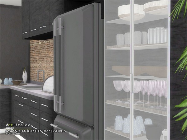  The Sims Resource: Magnolia Kitchen Accessories by ArtVitalex