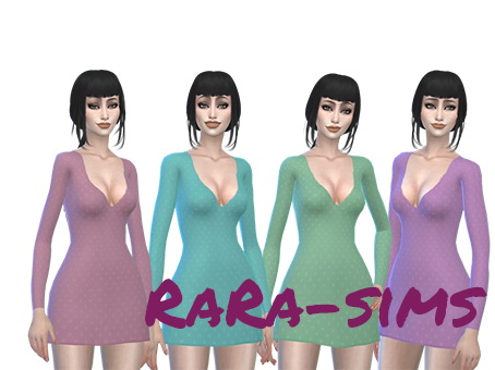  RA RA Sims: Dot dress